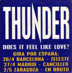 Thunder (UK) : Does It Feel Like Love ? (Spanish Promo)